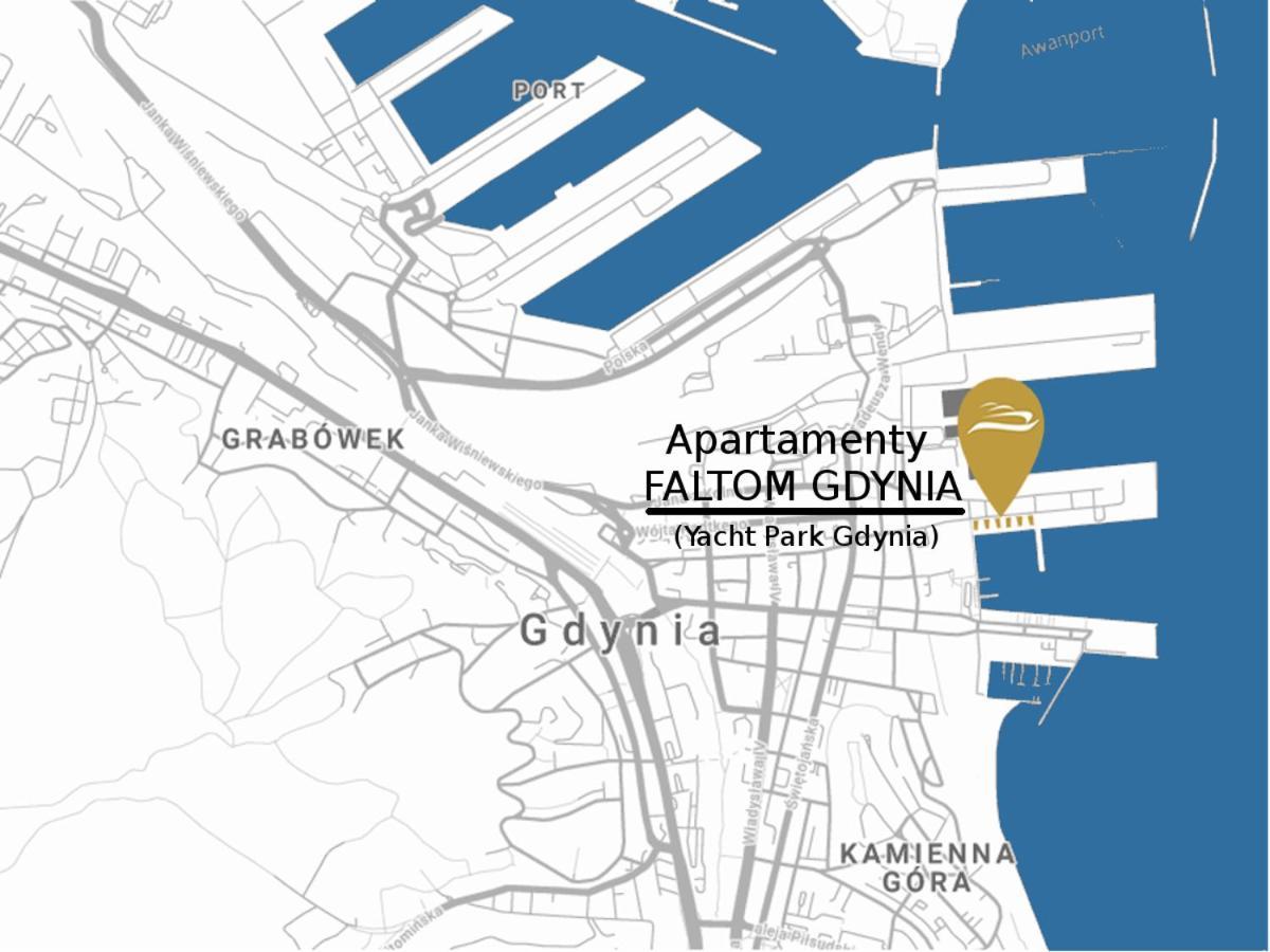 Apartament Faltom 26 Yacht Park Z Tarasem Gdyně Exteriér fotografie
