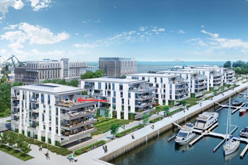 Apartament Faltom 26 Yacht Park Z Tarasem Gdyně Exteriér fotografie